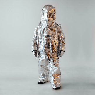 reflective hazmat suit